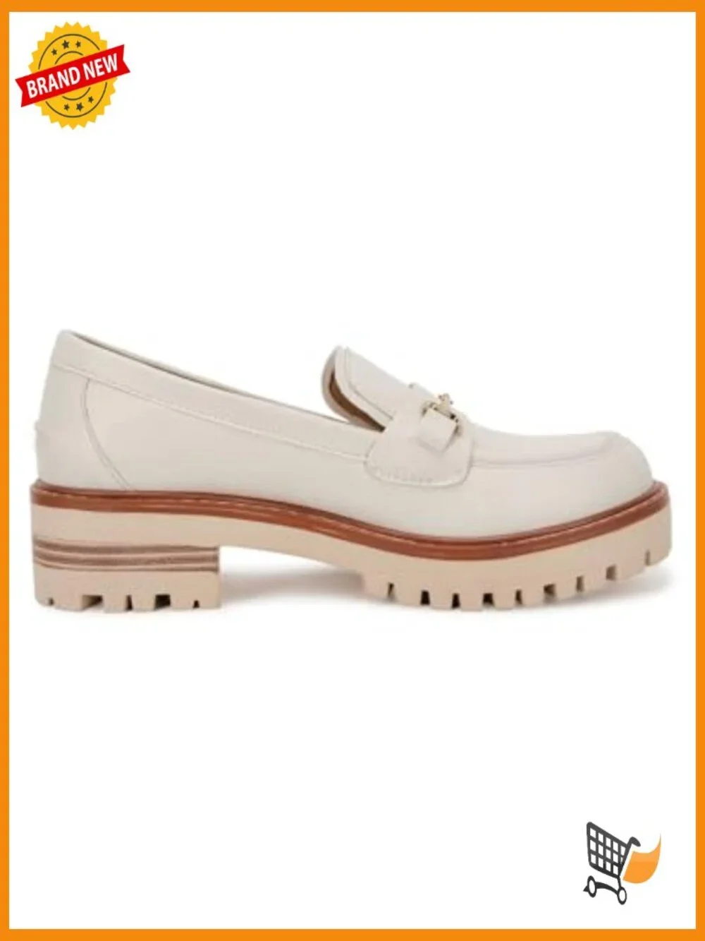 Vintage Lug Sole Chunky Heel Loafers - Platform Oxfords Slip On